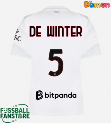 AC Milan Koni De Winter #5 Replik Auswärtstrikot Damen 2026-27 Kurzarm